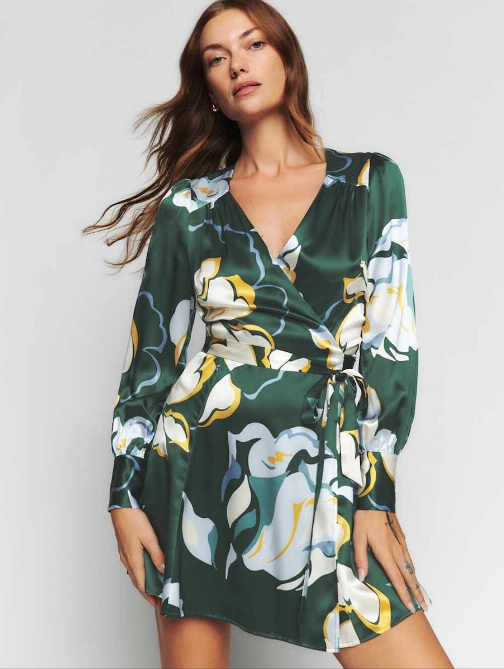 Reformation Chrisley Silk Dress Size Small Petite
